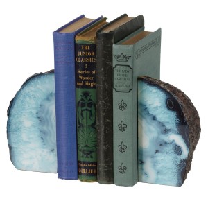 Bloomsbury Market Faux Agate Bookends DRWI1256